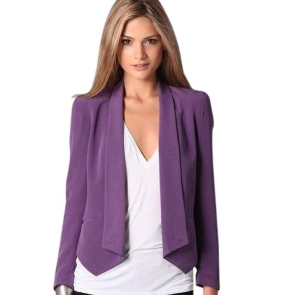 Rebecca Minkoff Silk Blazer - Picture 2 of 8